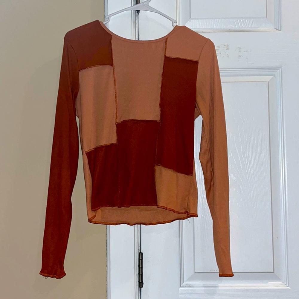 Color block shirt